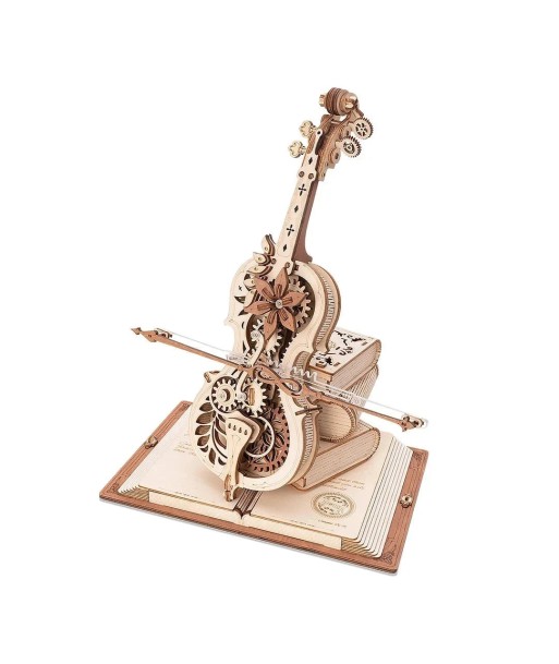 Puzzle 3D en bois - Boîte à musique violoncelle Comparez et commandez 