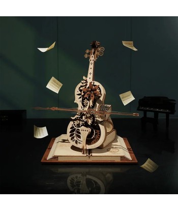 Puzzle 3D en bois - Boîte à musique violoncelle Comparez et commandez 