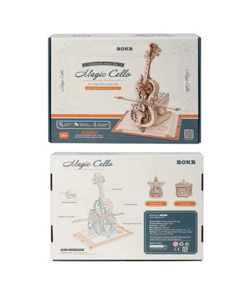 Puzzle 3D en bois - Boîte à musique violoncelle Comparez et commandez 