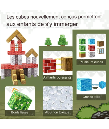 Blocs Magnétiques Éducatifs Amélioration de cerveau avec