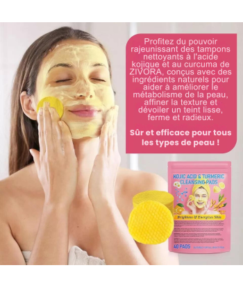 Pads Éclat Curcuma Acide Kojique suggérées chez