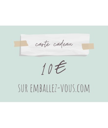 Carte cadeau emballez-vous.com l'achat 