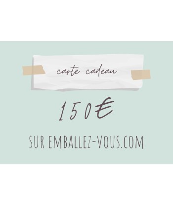 Carte cadeau emballez-vous.com l'achat 